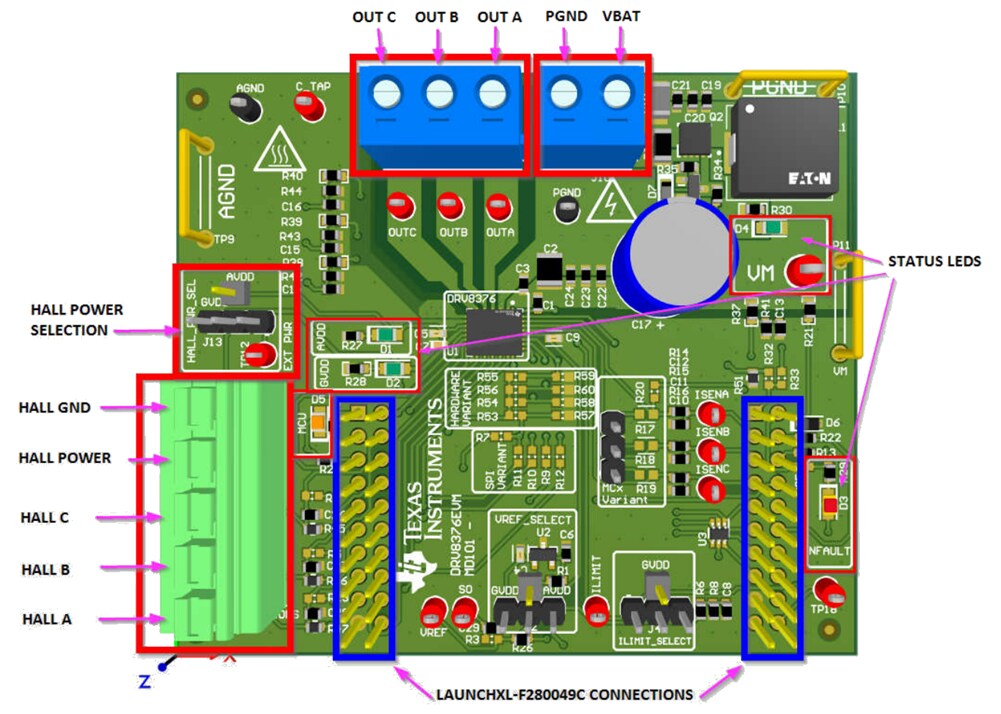 Texas Instruments DRV8376EVM Evaluation Module